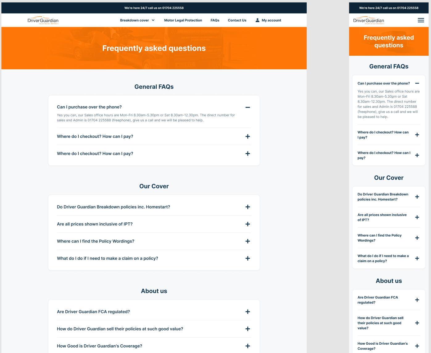 Ancillary CRM pages