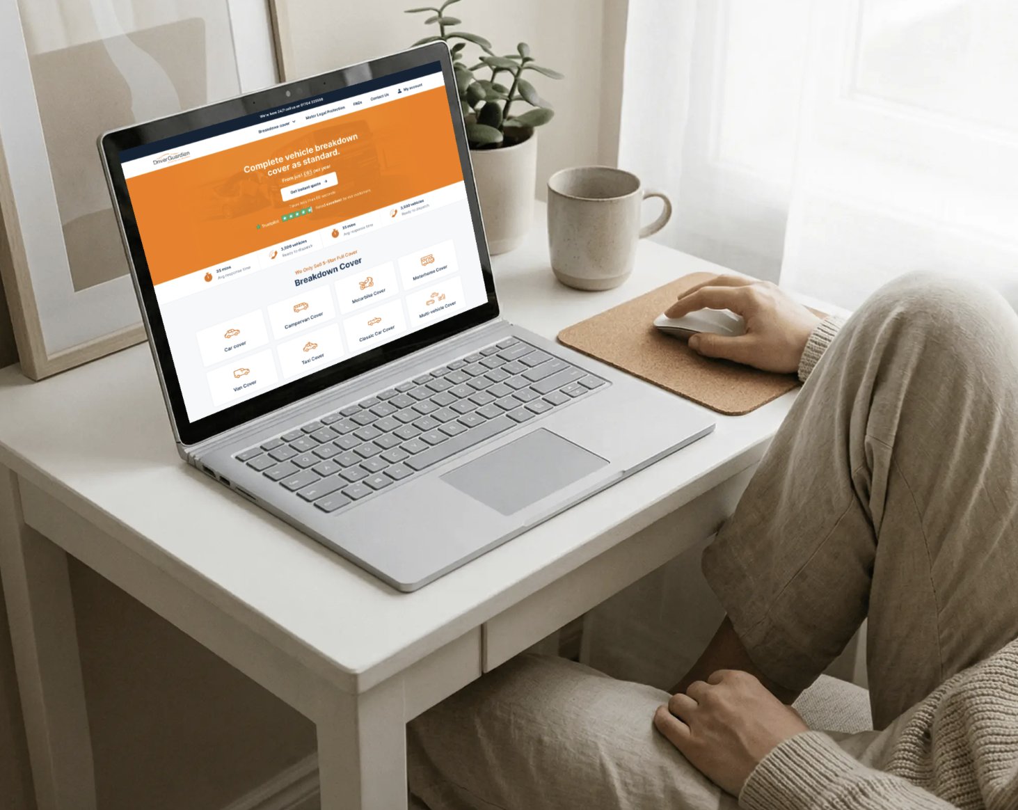 Driver Guardian website redesign